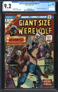 Giant-Size Werewolf By Night (1974) #2 CGC 9.2 NM-