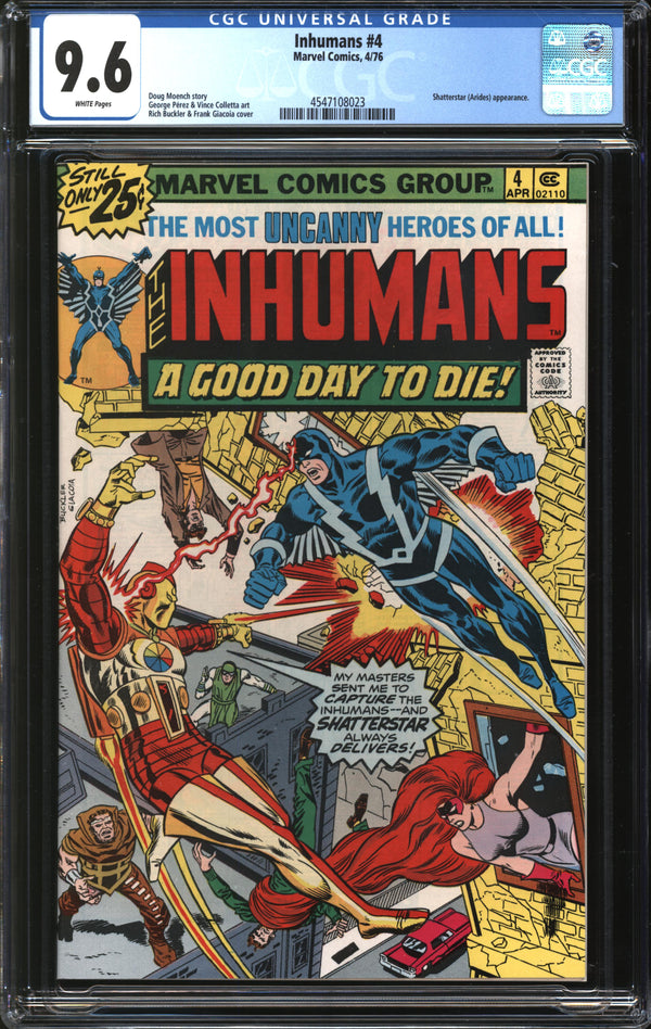 Inhumans (1975) #4 CGC 9.6 NM+
