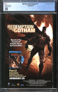 Injustice: Gods Among Us (2013) #1 Second Printing CGC 9.8 NM/MT