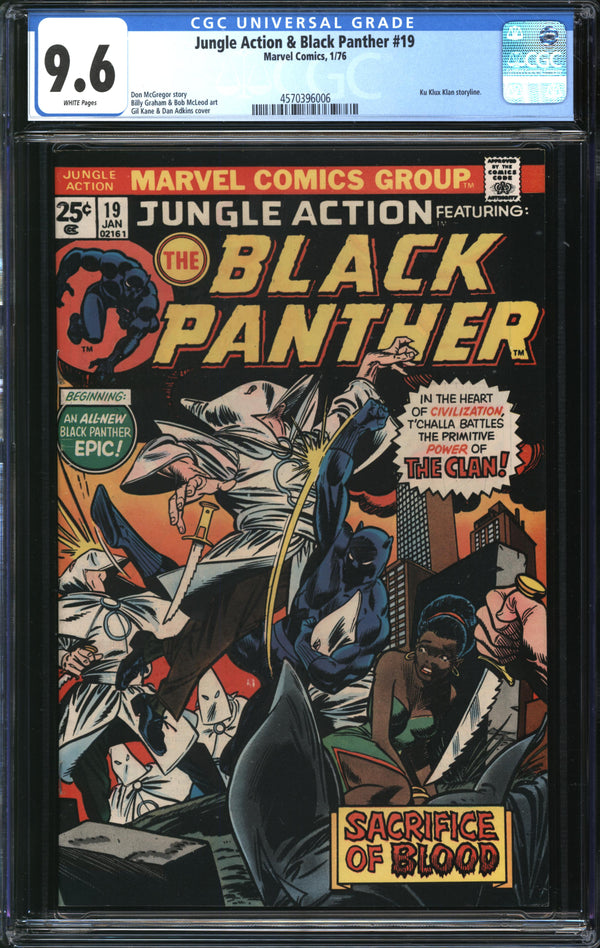 Jungle Action & Black Panther (1972) #19 CGC 9.6 NM+