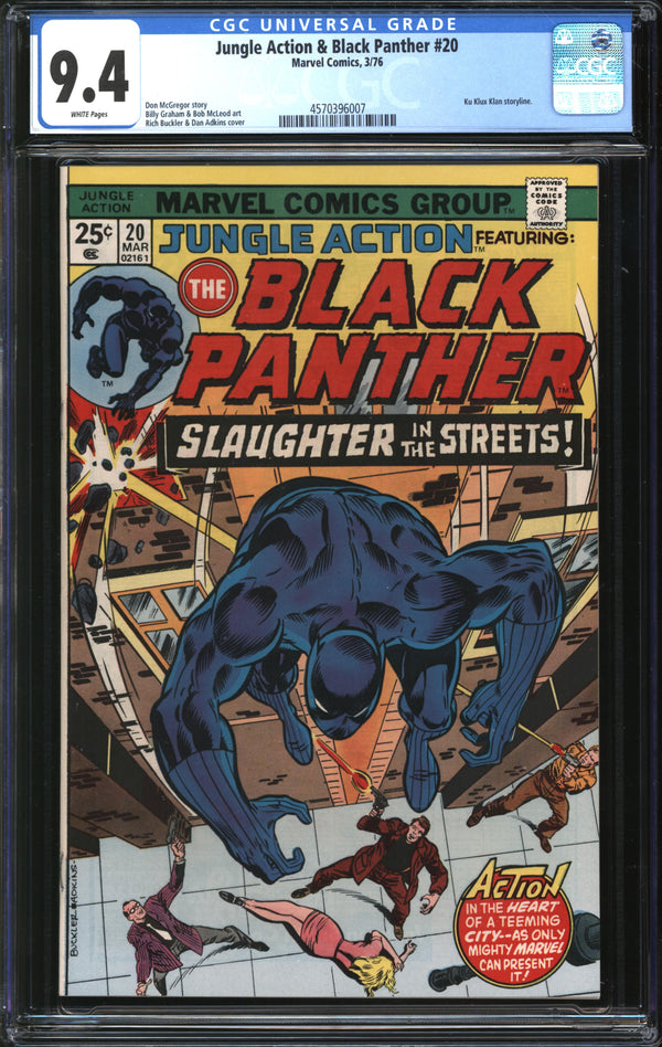 Jungle Action & Black Panther (1972) #20 CGC 9.4 NM