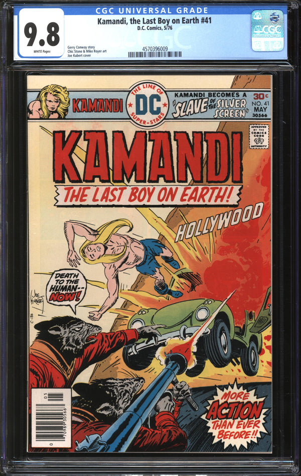 Kamandi, The Last Boy On Earth (1972) #41 CGC 9.8 NM/MT