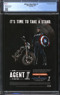 All-New Ghost Rider (2014) #1 Variant Edition CGC 9.2 NM-