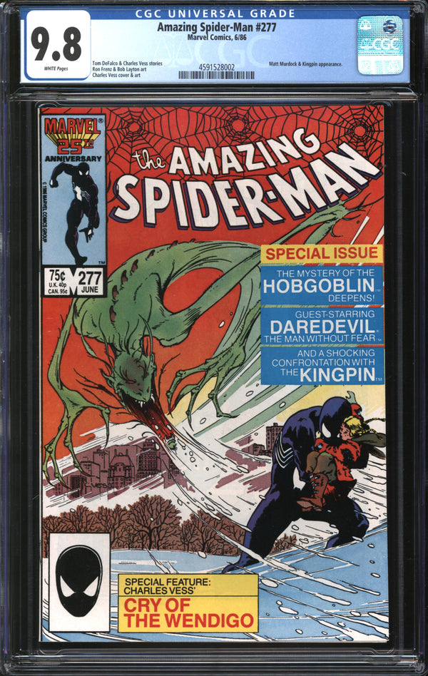 Amazing Spider-Man (1963) #277 CGC 9.8 NM/MT