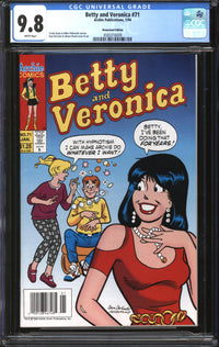Betty And Veronica (1987) #71 Newsstand Edition CGC 9.8 NM/MT