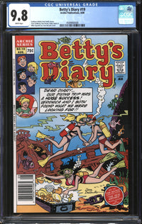 Betty's Diary (1986) #19 CGC 9.8 NM/MT
