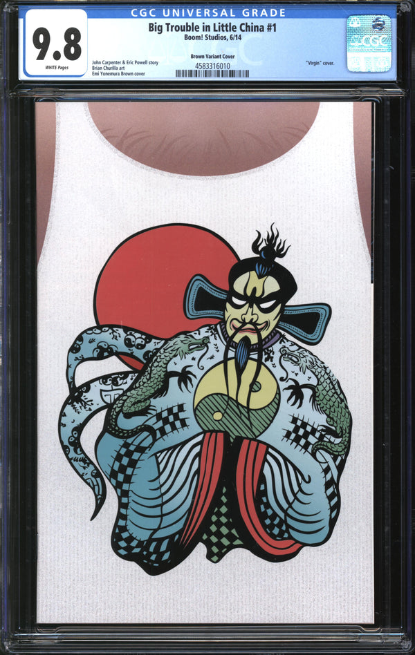 Big Trouble In Little China (2014) #1 Emi Yonemura Brown Variant CGC 9.8 NM/MT