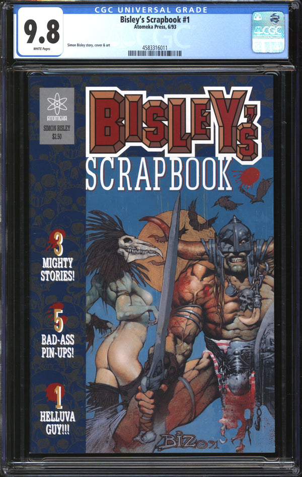 Bisley's Scrapbook (1993) #1 CGC 9.8 NM/MT
