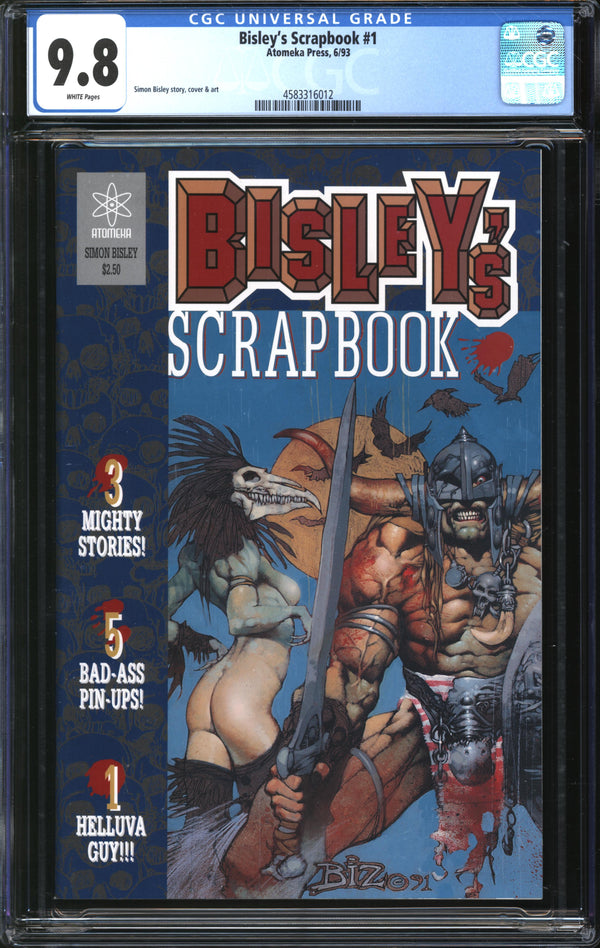 Bisley's Scrapbook (1993) #1 CGC 9.8 NM/MT