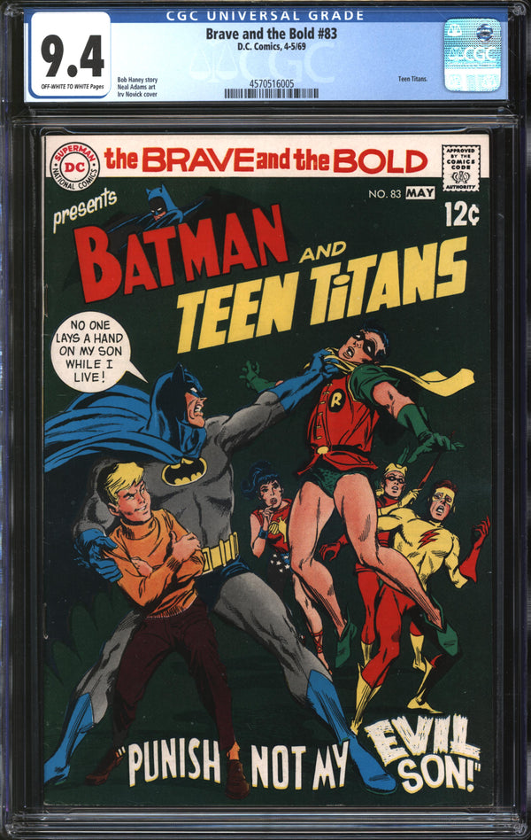Brave And The Bold (1955) #83 CGC 9.4 NM