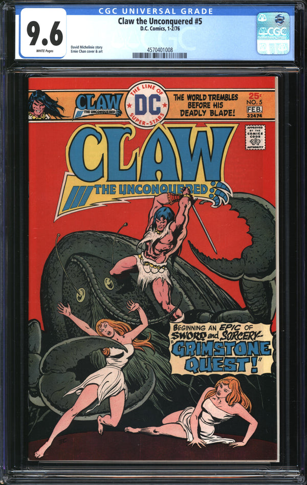 Claw The Unconquered (1975) #5 CGC 9.6 NM+