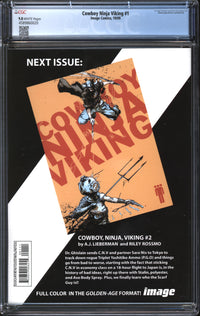 Cowboy Ninja Viking (2009) #1 CGC 9.8 NM/MT