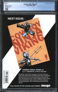 Cowboy Ninja Viking (2009) #1 CGC 9.6 NM+