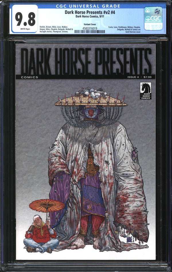 Dark Horse Presents (2011) #4 Variant Cover CGC 9.8 NM/MT