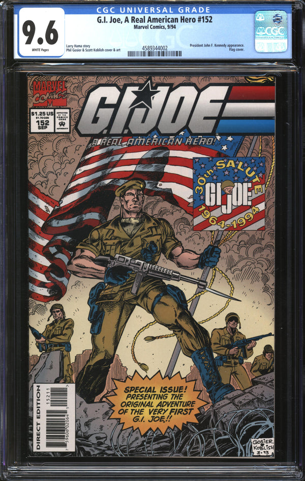 G.I. Joe, A Real American Hero (1982) #152 CGC 9.6 NM+