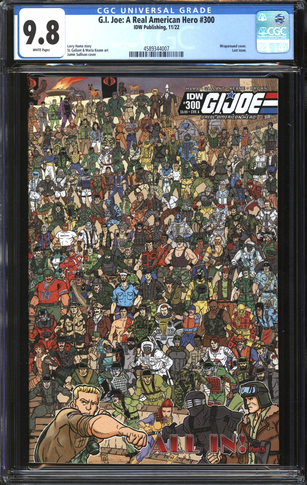 G.I. Joe: A Real American Hero (2010) #300 CGC 9.8 NM/MT