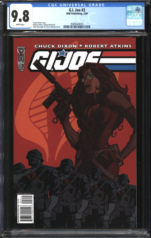 G.I. Joe (2009) #2 CGC 9.8 NM/MT