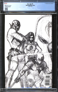 G.I. Joe (2009) #1 Sketch Cover CGC 9.9 MINT
