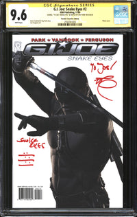 G.I. Joe: Snake Eyes (2009) #2 Retailer Incentive Edition CGC Signature Series 9.6 NM+ Signed Ray Park