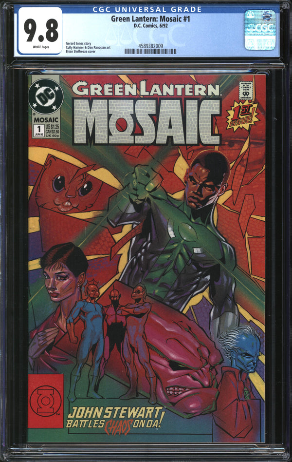Green Lantern: Mosaic (1992) #1 CGC 9.8 NM/MT