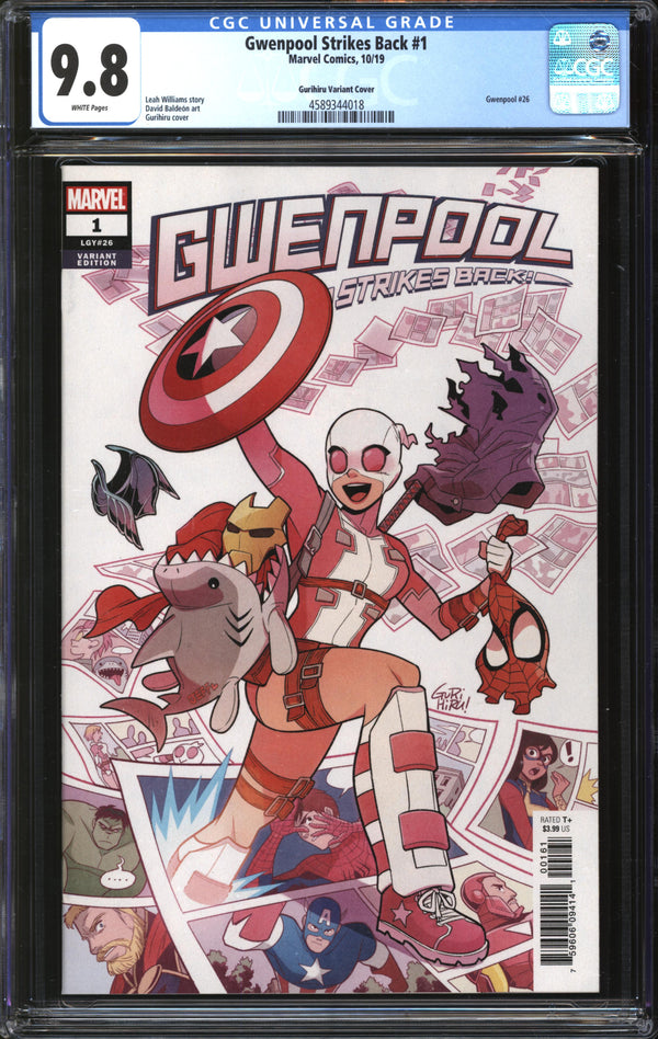 Gwenpool Strikes Back (2019) #1 Gurihiru Variant CGC 9.8 NM/MT
