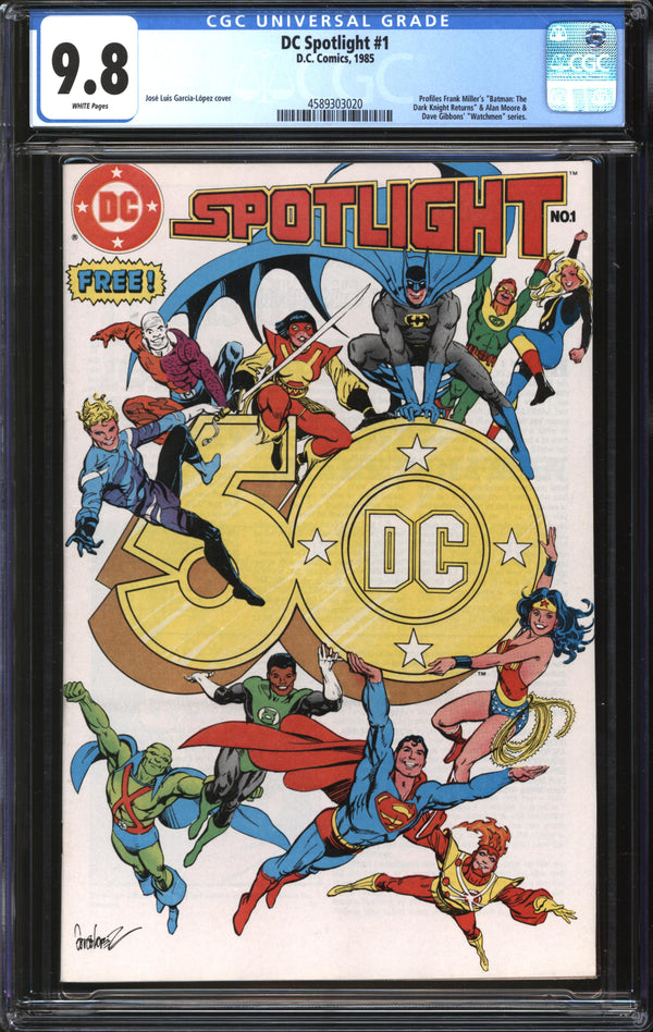 DC Spotlight (1985) #1 CGC 9.8 NM/MT