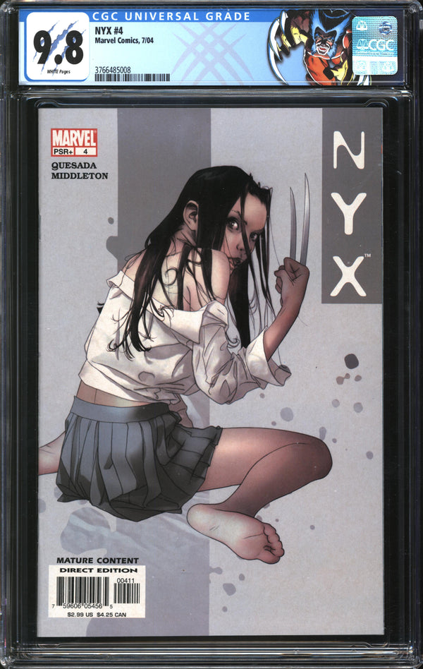 NYX (2003) #4 CGC 9.8 NM/MT