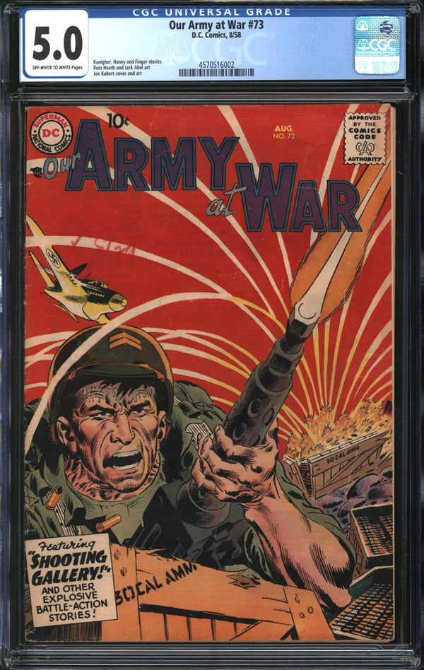 Our Army At War (1952) #73 CGC 5.0 VG/FN