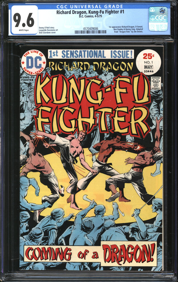 Richard Dragon, Kung-Fu Fighter (1975) #1 CGC 9.6 NM+