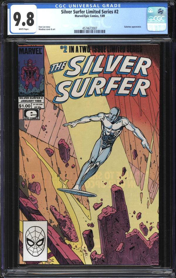Silver Surfer Limited Series (1988) #2 CGC 9.8 NM/MT