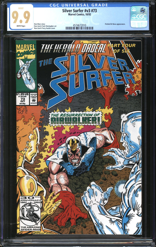 Silver Surfer (1987) # 73 CGC 9.9 MINT