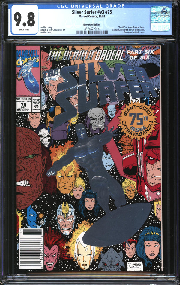 Silver Surfer (1987) # 75 Newsstand Edition CGC 9.8 NM/MT