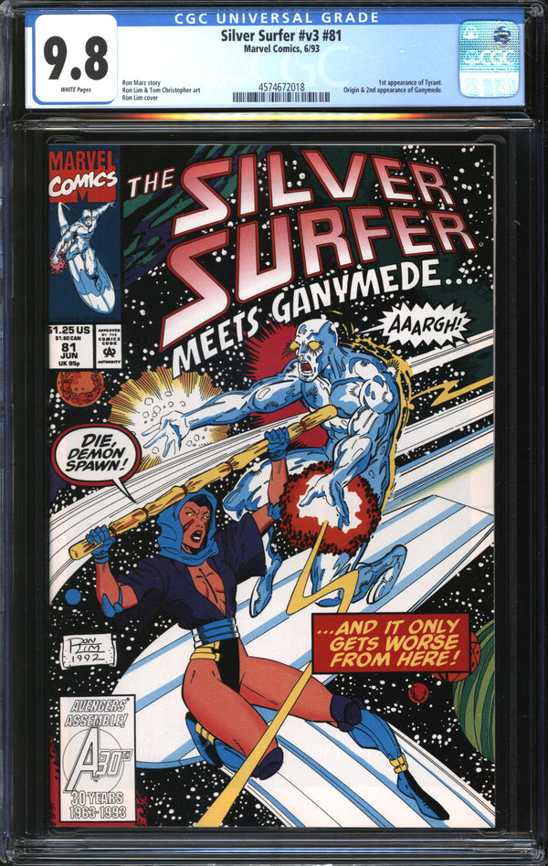 Silver Surfer (1987) # 81 CGC 9.8 NM/MT