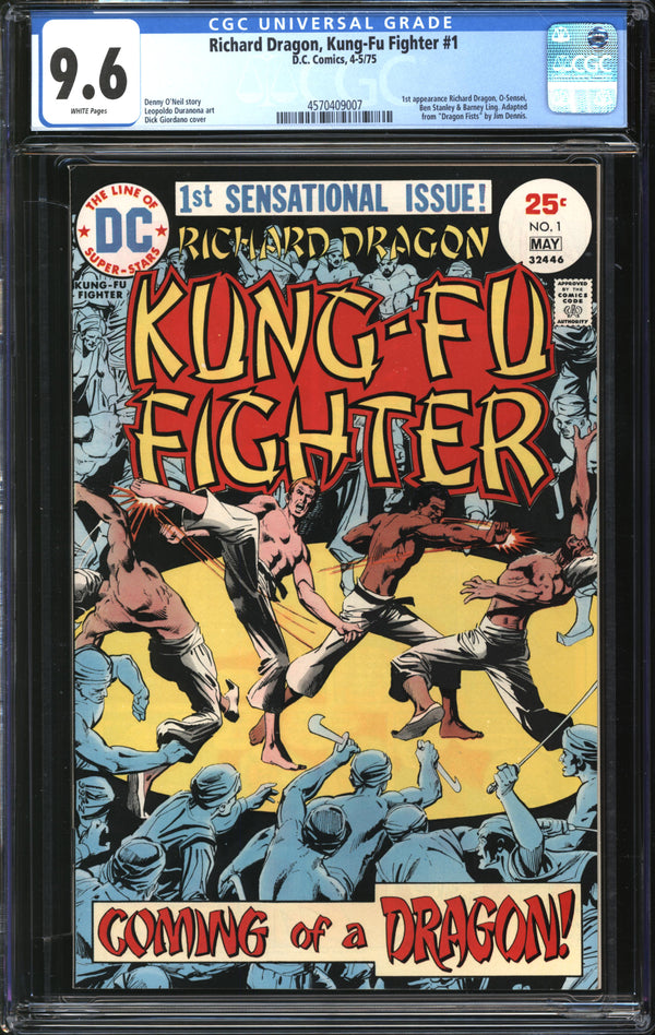 Richard Dragon, Kung-Fu Fighter (1975) #1 CGC 9.6 NM+