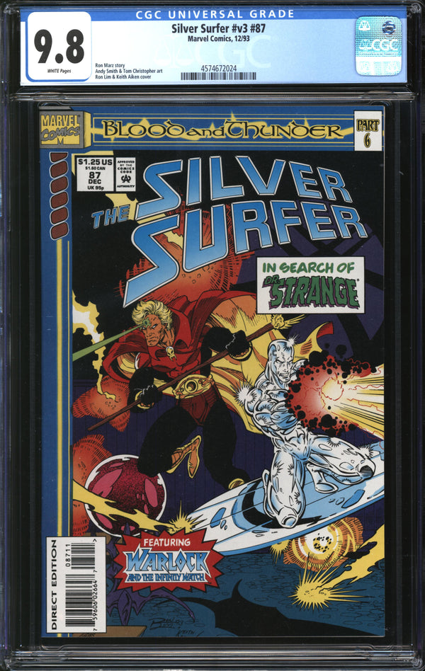 Silver Surfer (1987) # 87 CGC 9.8 NM/MT