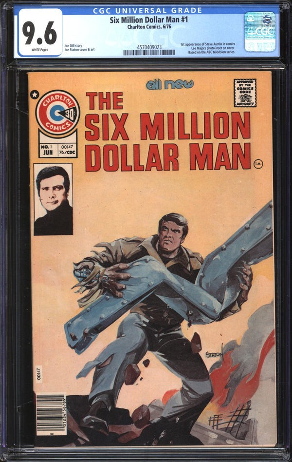 Six Million Dollar Man (1976) #1 CGC 9.6 NM+