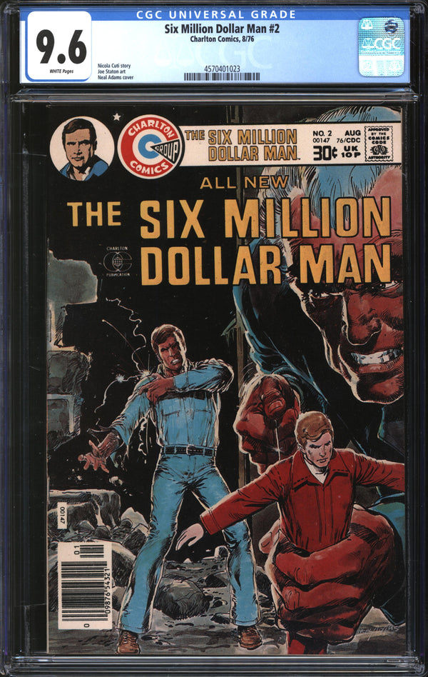 Six Million Dollar Man (1976) #2 CGC 9.6 NM+