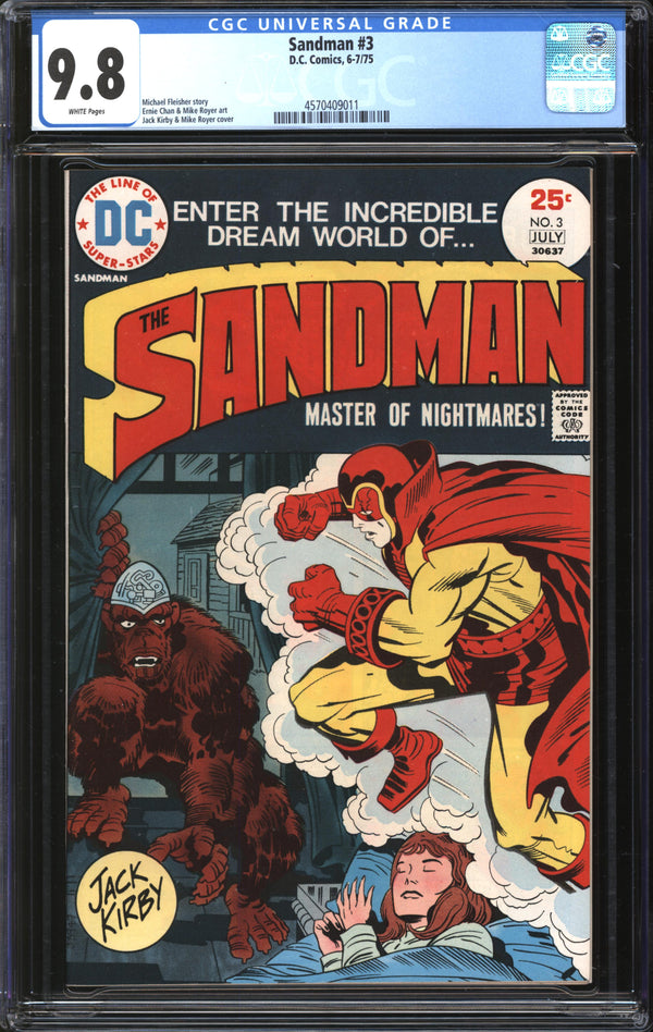 Sandman (1974) #3 CGC 9.8 NM/MT