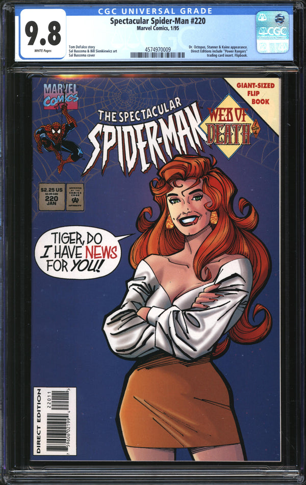 Spectacular Spider-Man (1976) #220 CGC 9.8 NM/MT