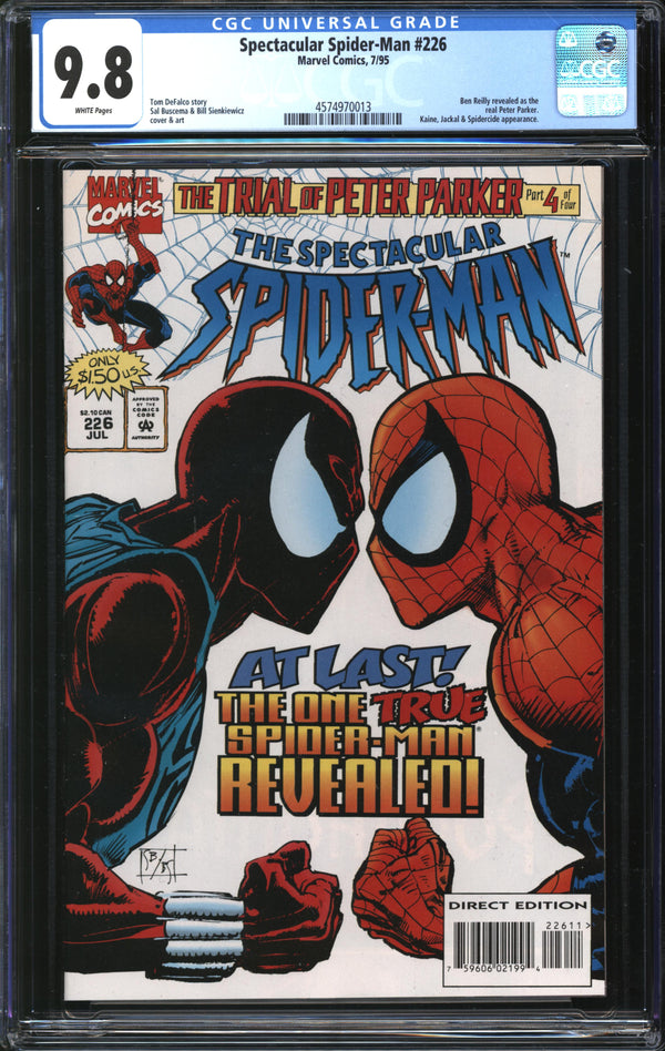 Spectacular Spider-Man (1976) #226 CGC 9.8 NM/MT