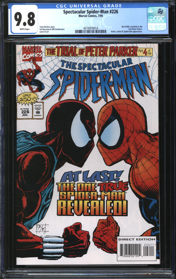 Spectacular Spider-Man (1976) #226 CGC 9.8 NM/MT