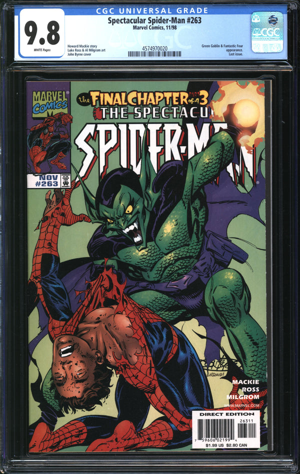 Spectacular Spider-Man (1976) #263 CGC 9.8 NM/MT