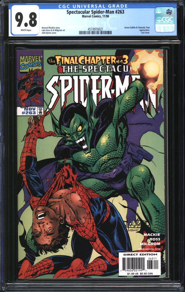 Spectacular Spider-Man (1976) #263 CGC 9.8 NM/MT