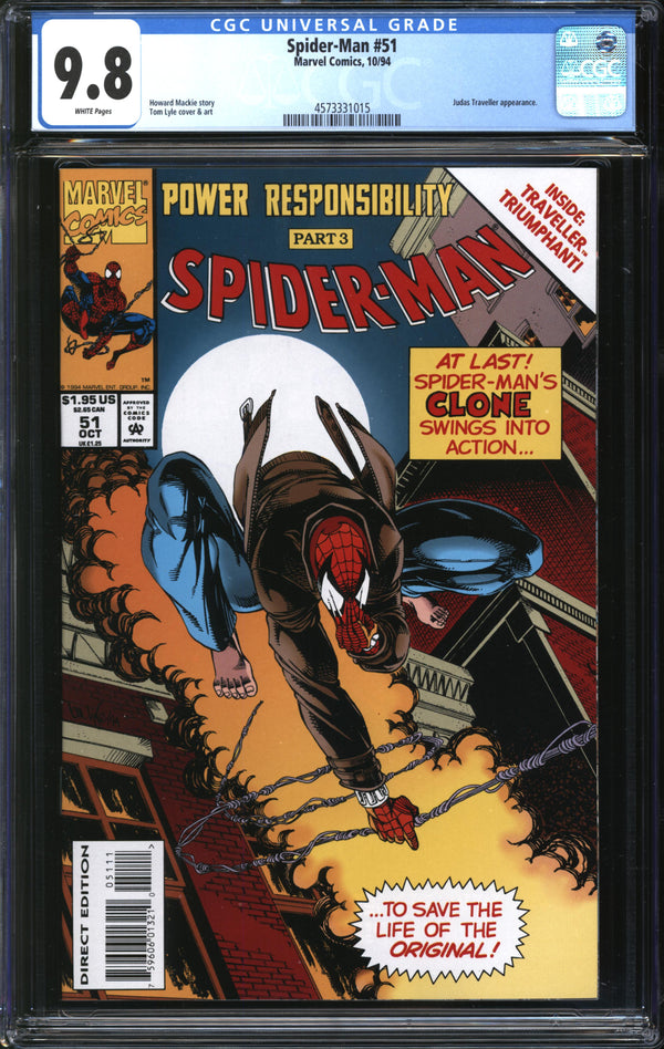 Spider-Man (1990) #51 CGC 9.8 NM/MT