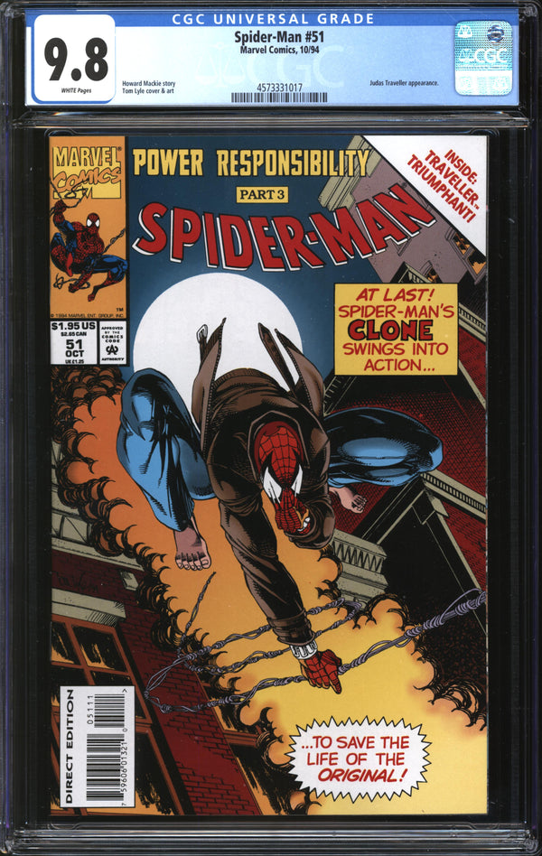 Spider-Man (1990) #51 CGC 9.8 NM/MT