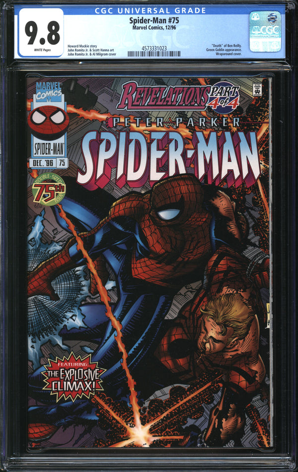 Spider-Man (1990) #75 CGC 9.8 NM/MT