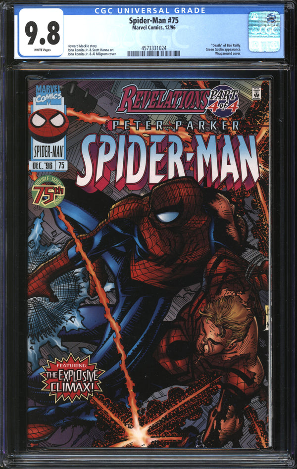 Spider-Man (1990) #75 CGC 9.8 NM/MT