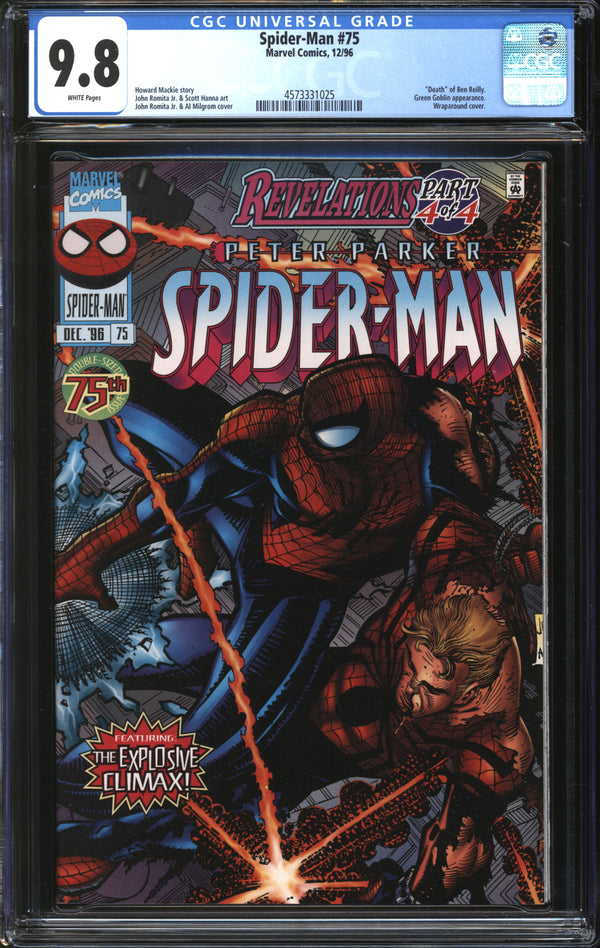 Spider-Man (1990) #75 CGC 9.8 NM/MT