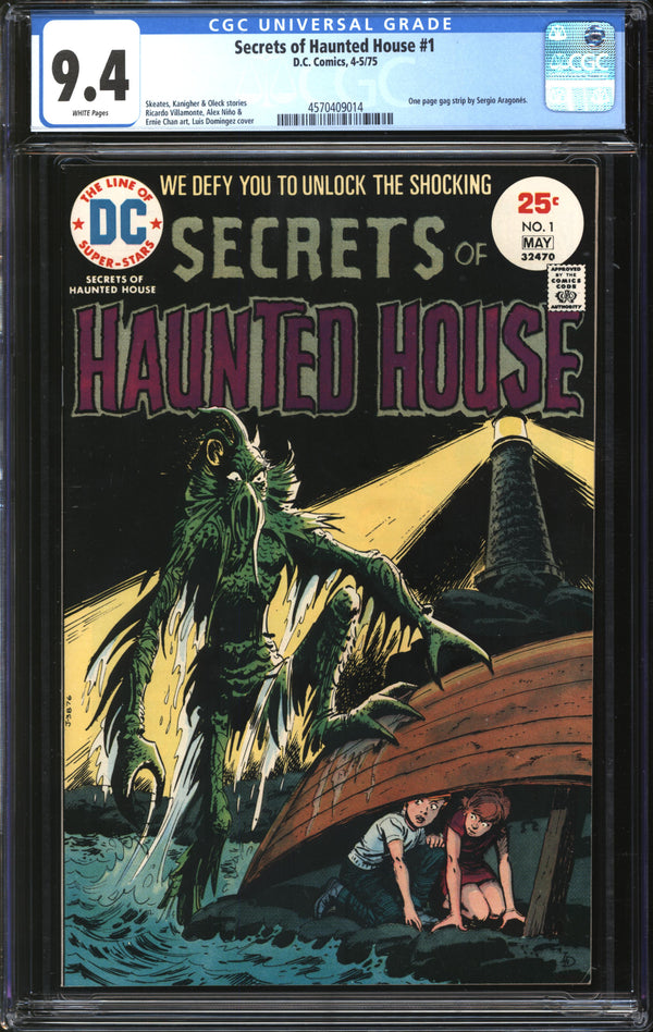 Secrets Of Haunted House (1975) #1 CGC 9.4 NM