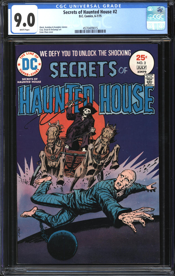 Secrets Of Haunted House (1975) #2 CGC 9.0 VF/NM